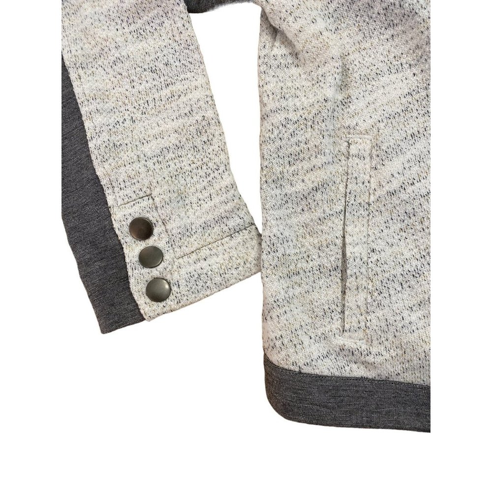 NWT CAbi Shrunken Moto Blazer Jacket M in Gunmetal Gray #211 MSRP$158 - Picture 10 of 16